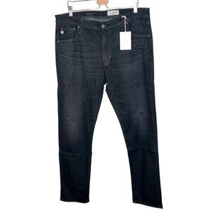 AG Adriano Goldschmied Mens Black Cloud Soft Denim Tellis Modern Slim Jeans 40